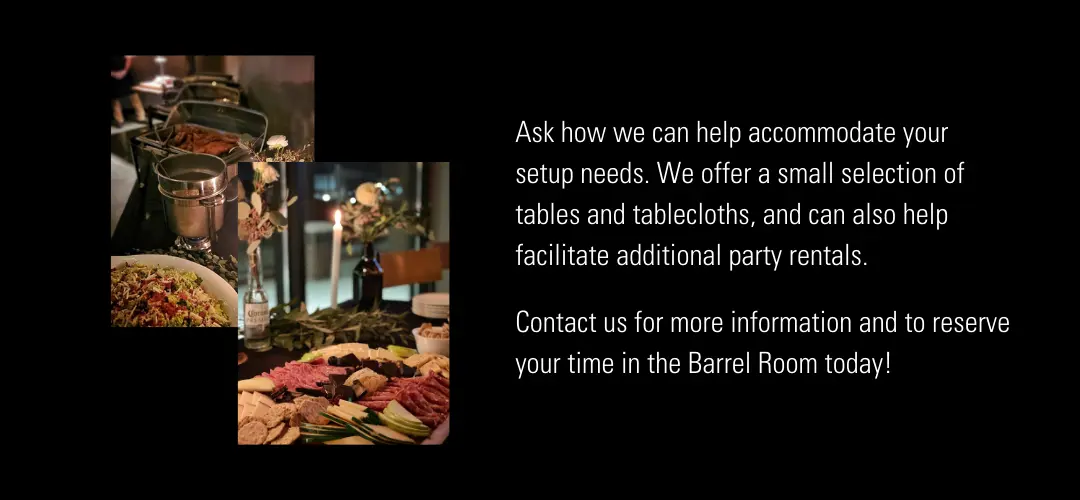 Barrel Room Food