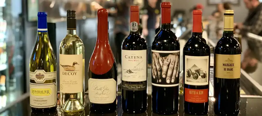 reserve wine list riesling chardonnay merlot