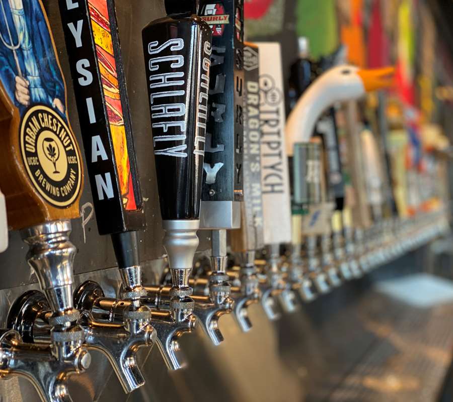 craft beer on tap 