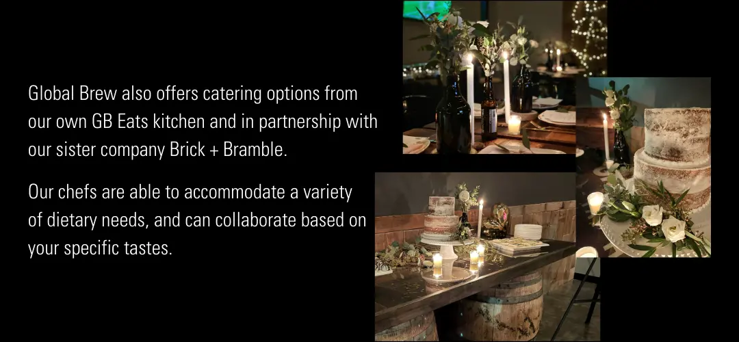 Barrel Room Catering options